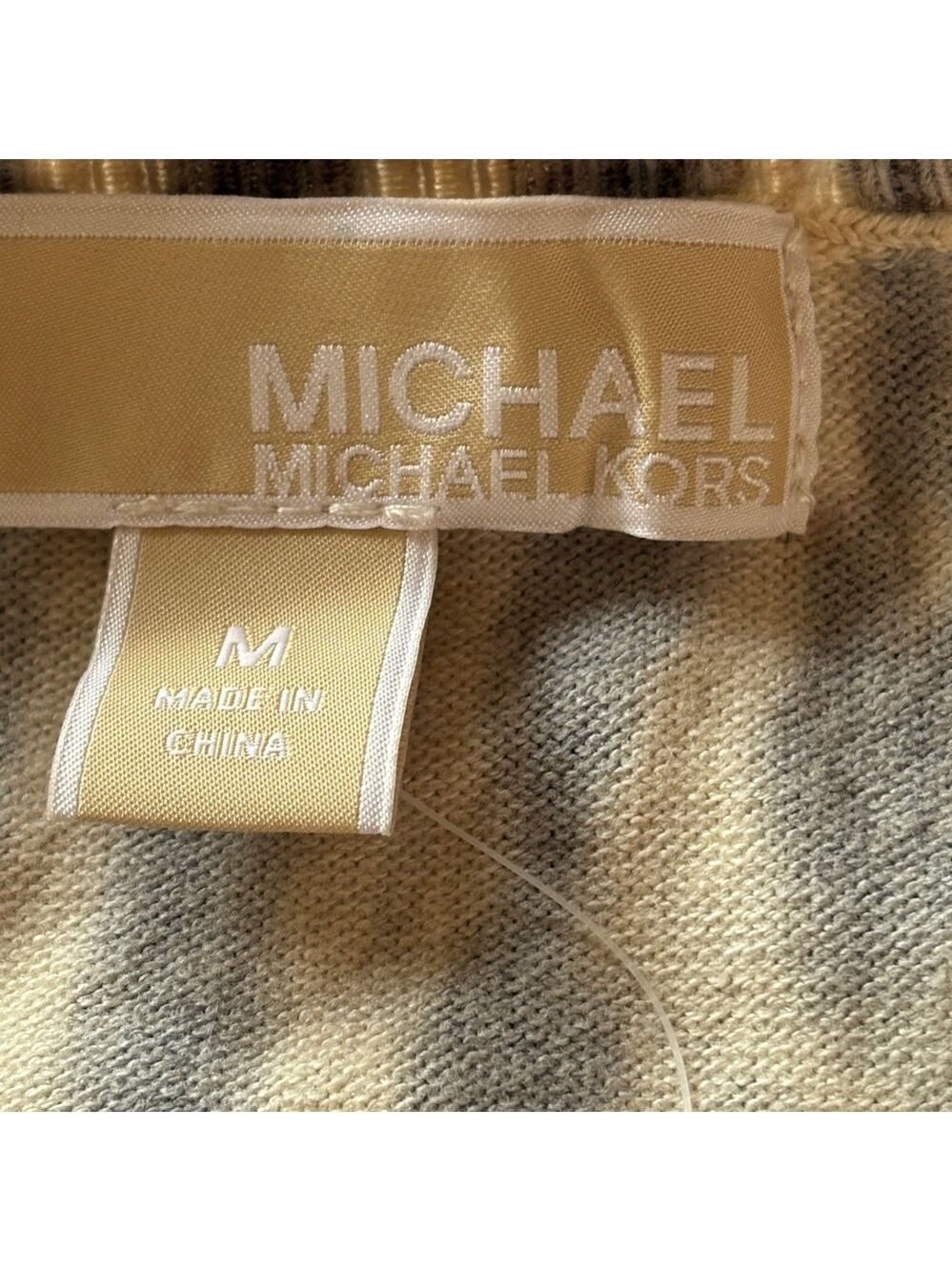 Michael Kors Brown Leopard Print Long Sleeve Flared Dress Medium NWT - Picture 8 of 10